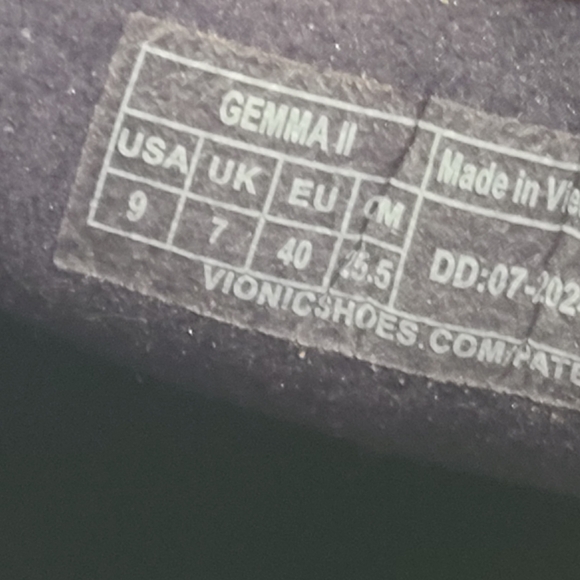 B45 Vionic Gemma II Womens MuleClog Slipper Navy Wool - 9 - Picture 5 of 6